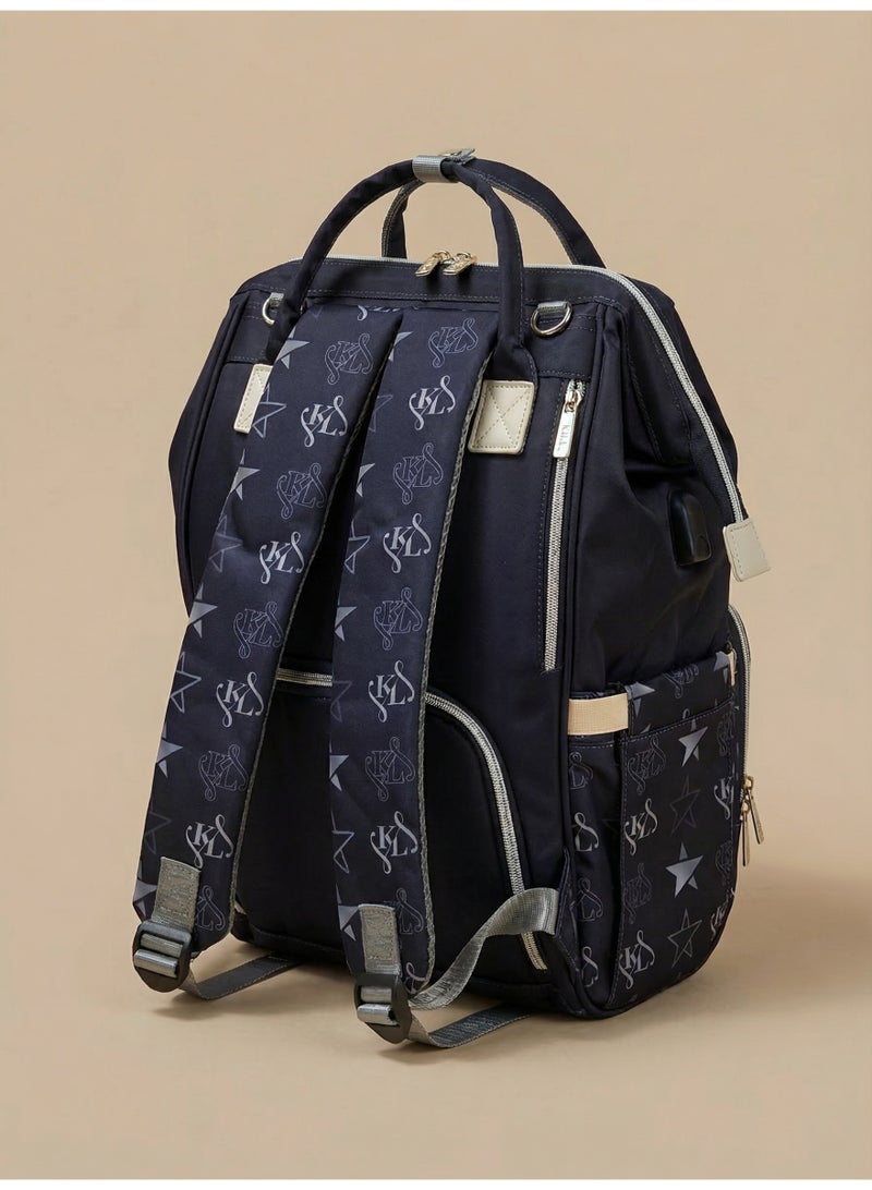 Kidilo Premium Multi-Function Diaper Bag Backpack with Portable Changing Mat, Waterproof Large Capacity Travel Organizer for Mom and Dad - Image 3